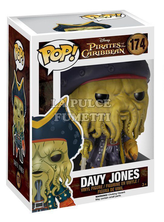 PIRATES OF THE CARIBBEAN: DAVY JONES - VINYL FIGURE #  174 - POP FUNKO 